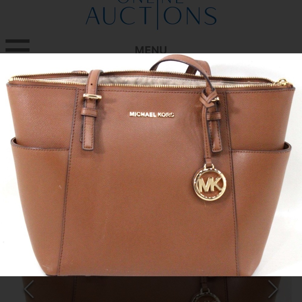 Michael Kors Tan Leather Tote